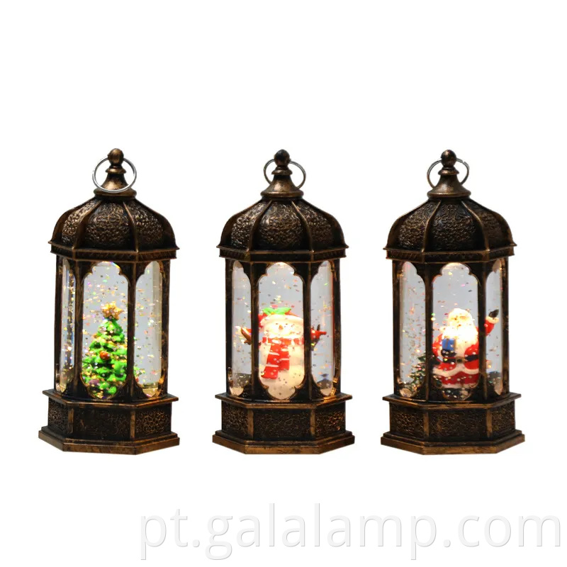 Lâmpada de vento LED portátil para decoração de férias e residencial